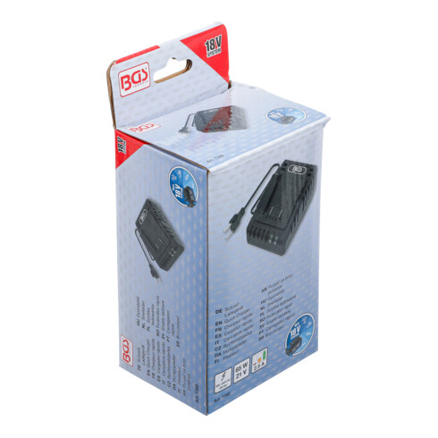 BGS Schnell-Ladegerät, 2,5 A, 18 V