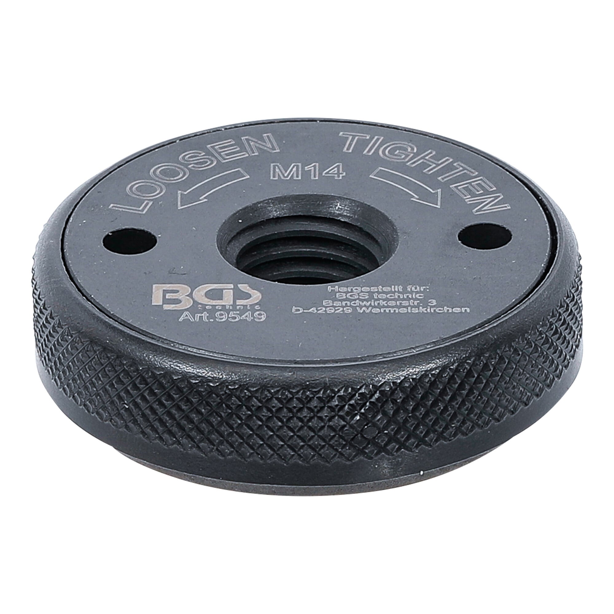 BGS Schnellspannmutter M14 für Winkelschleifer ; BGS technic