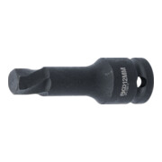 BGS Schraubenausdreher 7004-12, Antrieb Innenvierkant 12,5 mm (1/2"), für defekten Innensechskant 12 mm