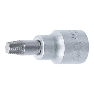 BGS Schraubenausdreher-Bit-Einsatz 7098-T40, Antrieb Innenvierkant 10 mm (3/8"), für defektes T-Profil (für TX) T40