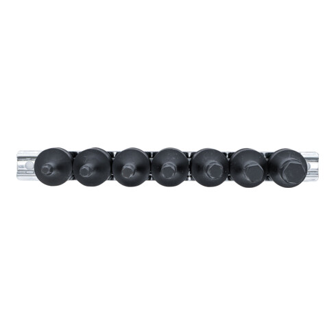 BGS Schraubenausdreher-Satz 7004, Antrieb Innenvierkant 12,5 mm (1/2"), für defekten Innensechskant 4 - 12 mm, 7-tlg.