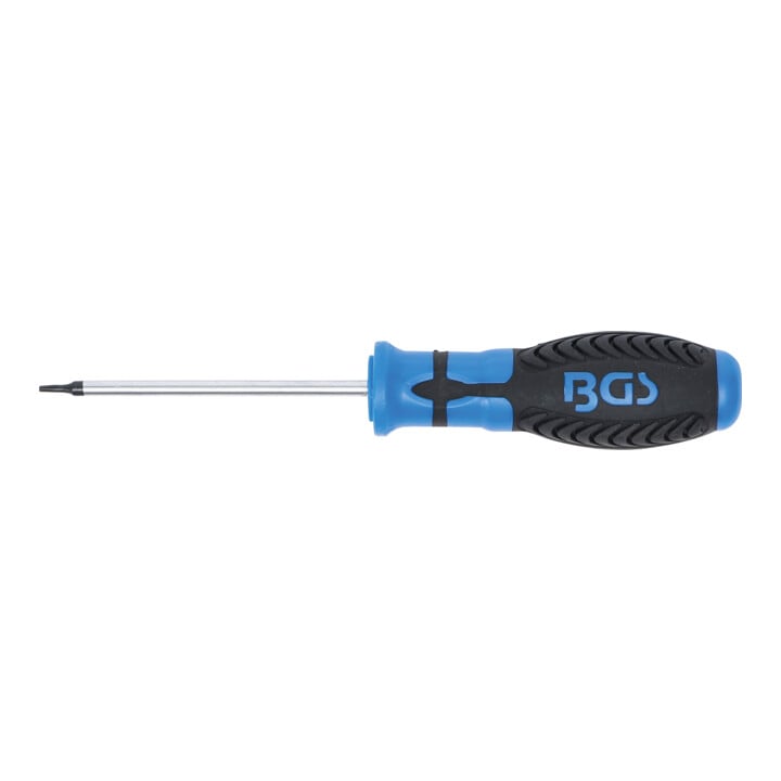 BGS Schraubendreher 4913, T-Profil (für TX) T6, Klingenlänge 80 mm