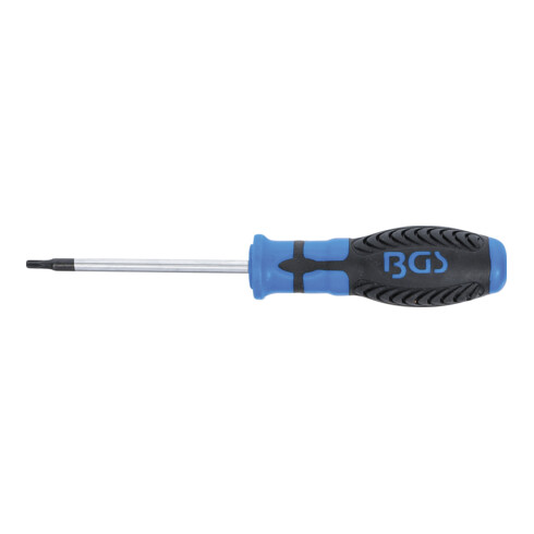 BGS Schraubendreher 4918, T-Profil (für Torx) T15, Klingenlänge 80 mm