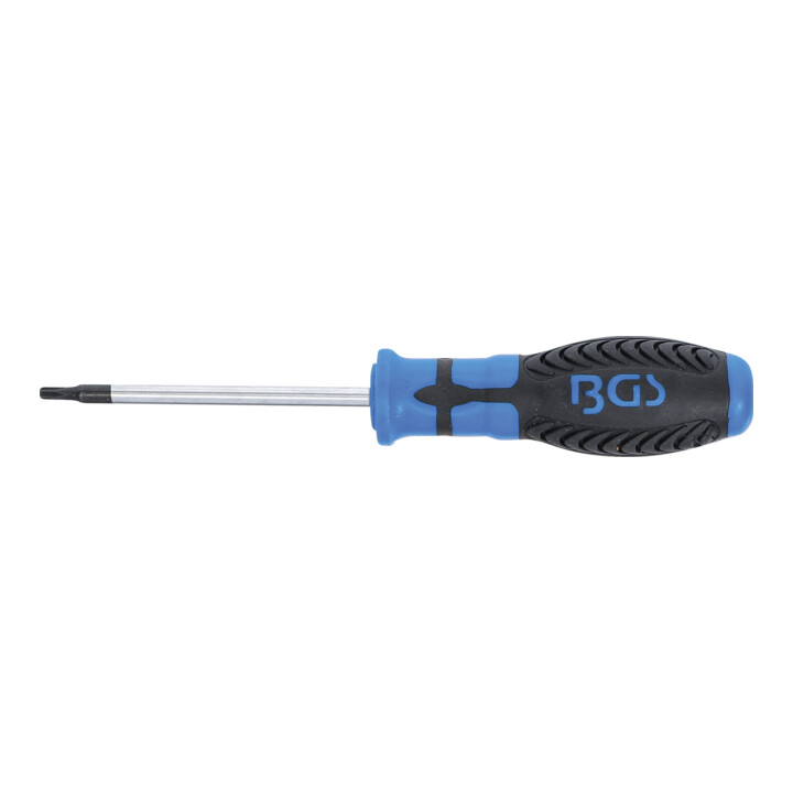 BGS Schraubendreher 4918, T-Profil (für TX) T15, Klingenlänge 80 mm