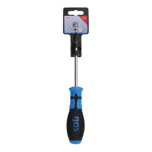 BGS Schraubendreher 4920, T-Profil (für Torx) T25, Klingenlänge 100 mm
