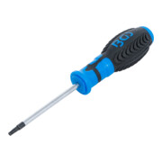 BGS Schraubendreher 7849-T20, T-Profil (für Torx) mit Bohrung T20, Klingenlänge 80 mm