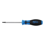 BGS Schraubendreher 7849-T25, T-Profil (für Torx) mit Bohrung T25, Klingenlänge 100 mm