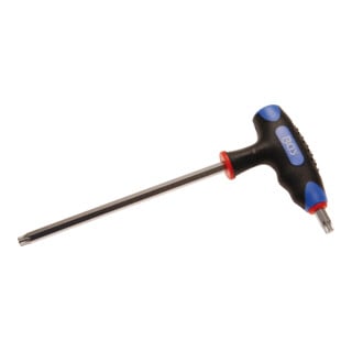 BGS Schraubendreher mit T-Griff und seitlicher Klinge 4010-16, T-Profil (für TX) T40