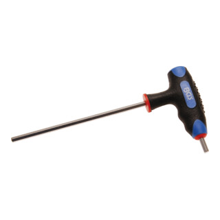 BGS Schraubendreher mit T-Griff und seitlicher Klinge 4010-5, Innensechskant 5 mm