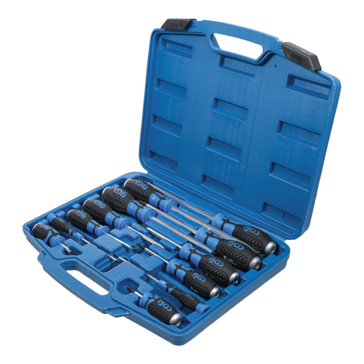 BGS Schraubendreher-Satz mit 6,3 mm (1/4 Zoll) Innenvierkant 12-tlg. 7896