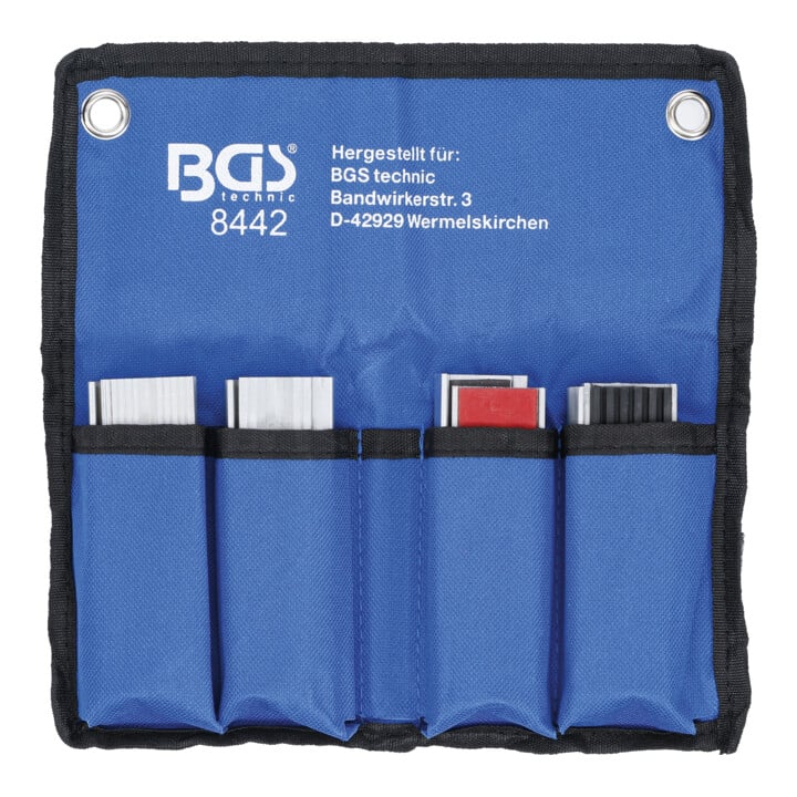 BGS Schraubstock-Schutzbacken-Satz Aluminium 100 mm 8 teilig