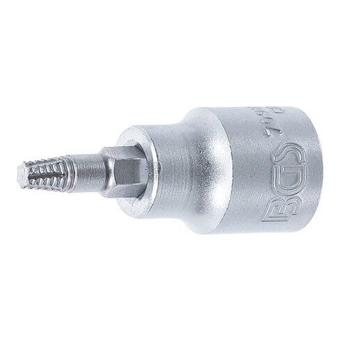 BGS Schroefuitdraaier-dopsleutelbit | 10 mm (3/8") | voor defect T-profiel (voor Torx) T25