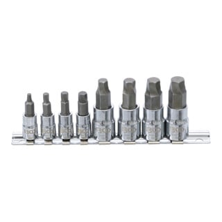 BGS schroefuittrekset aandrijving 6,3 mm (1/4 inch) / 10 mm (3/8 inch) voor defecte inbus 3 - 10 mm 8 delig