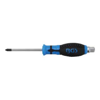 BGS Schroevendraaier met zeskantprofiel | kruiskop PH1 | Meslengte 75 mm