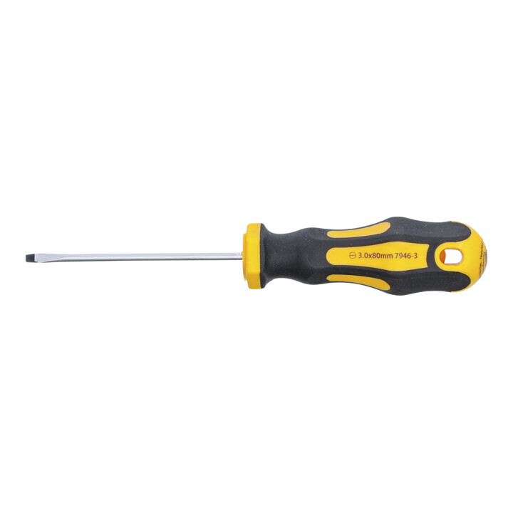 BGS Schroevendraaier | sleuf 3 mm | Meslengte 80 mm