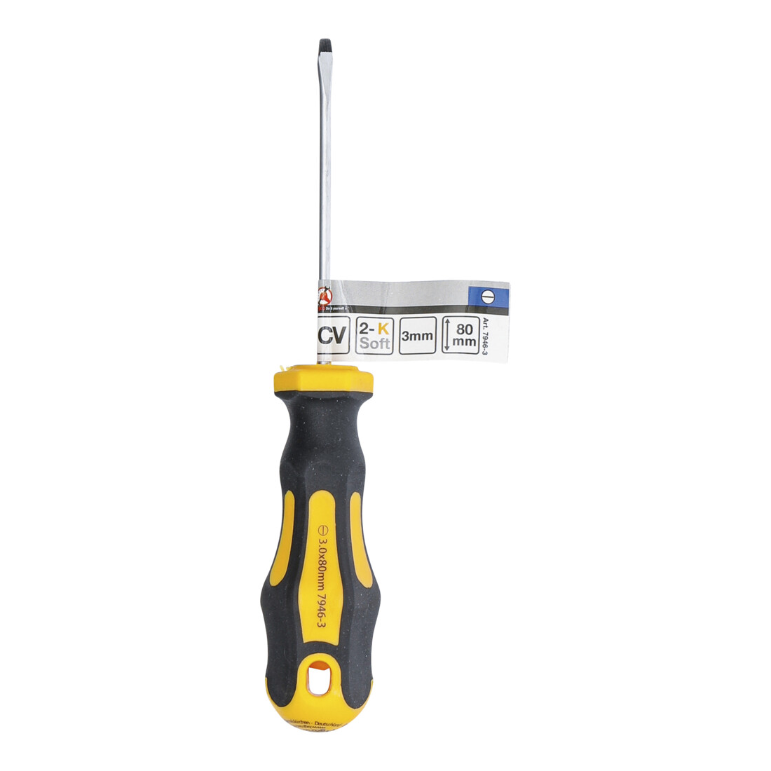 BGS Schroevendraaier | sleuf 3 mm | Meslengte 80 mm