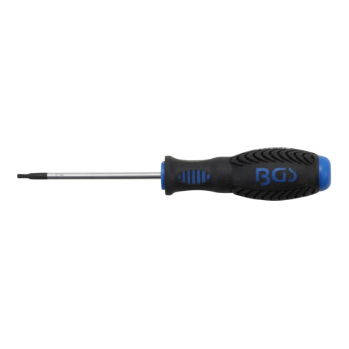 BGS Schroevendraaier | T-profiel (voor Torx) met boring T10 | Meslengte 80 mm