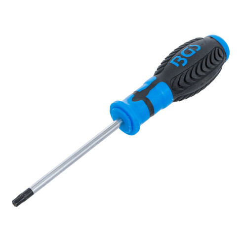 BGS Schroevendraaier | T-profiel (voor Torx) met boring T30 | Meslengte 100 mm