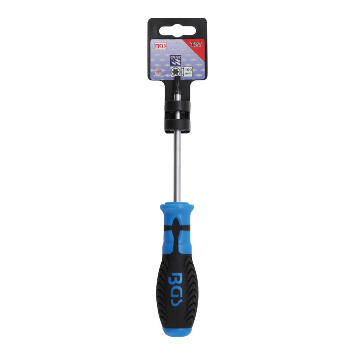 BGS Schroevendraaier | T-profiel (voor TX) T27 | Meslengte 100 mm