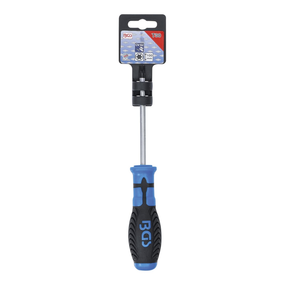 BGS Schroevendraaier | T-profiel (voor TX) T30 | Meslengte 100 mm