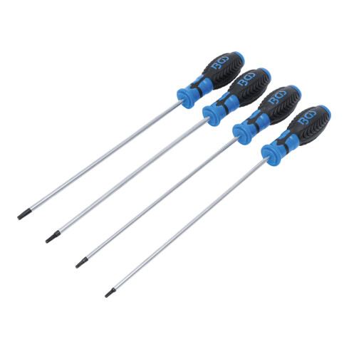 BGS Schroevendraaierset, extra lang T-profiel (voor Torx) T15 - T30 4 delig