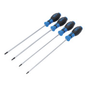 BGS Schroevendraaierset, extra lang T-profiel (voor Torx) T15 - T30 4 delig