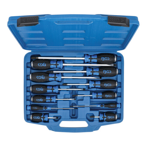 BGS Schroevendraaierset met 6,3 mm (1/4 inch) vierkantaandrijving 12 dlg. 7896