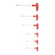 BGS Schroevendraaierset met T-greepen zijstift | T-profiel (voor TX) met boring T10 - T40 | 6-dlg.