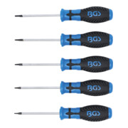 BGS Schroevendraaierset T-profiel (voor TX) T6 - T10 5 dlg. 6828-3
