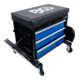 BGS Sedia da officina su ruote, con 3 cassetti-5