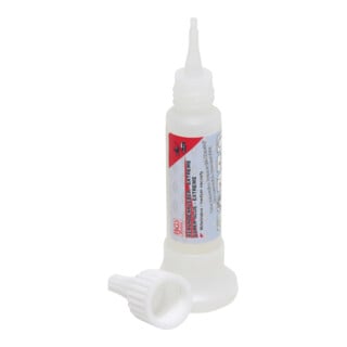 BGS Sekundenkleber 80607, mittelviskos, Flasche mit Standfuß 25 g