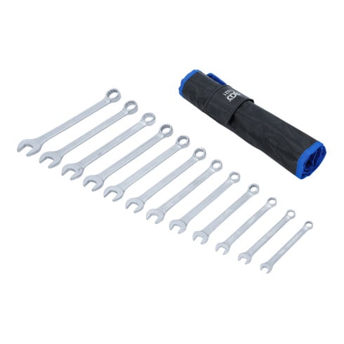BGS Serie di chiavi combinate anello-forchetta, 8 - 19 mm, 12 pz.