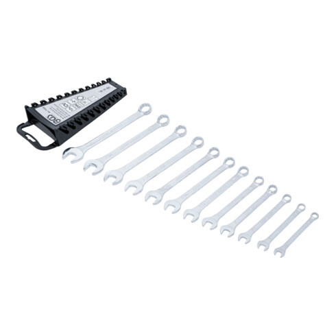 BGS Serie di chiavi combinate anello-forchetta, 8 - 19 mm, 12 pz.