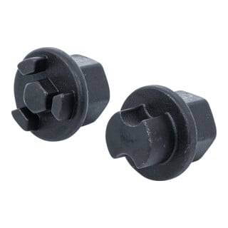BGS Serie di chiavi per tappi di scarico dell’olio, per DAF, MAN, Volvo, Scania, Neoplan, 2 pz.