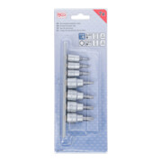 BGS Serie di estrattori viti, 6,3 mm (1/4") / 10 mm (3/8"), per profilo a T difettoso (per TX), T10 - T40, 7 pz.-4