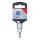 BGS Serie di inserti per cacciavite, 10 mm (3/8"), per profilo a T difettoso (per Torx) T27-3