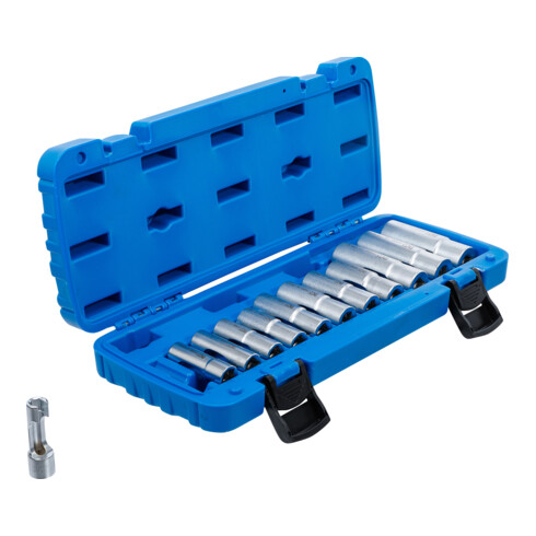 BGS Serie di inserto speciale per bussole, aperte, 10 mm (3/8"), 5 - 19 mm, 12 pz.
