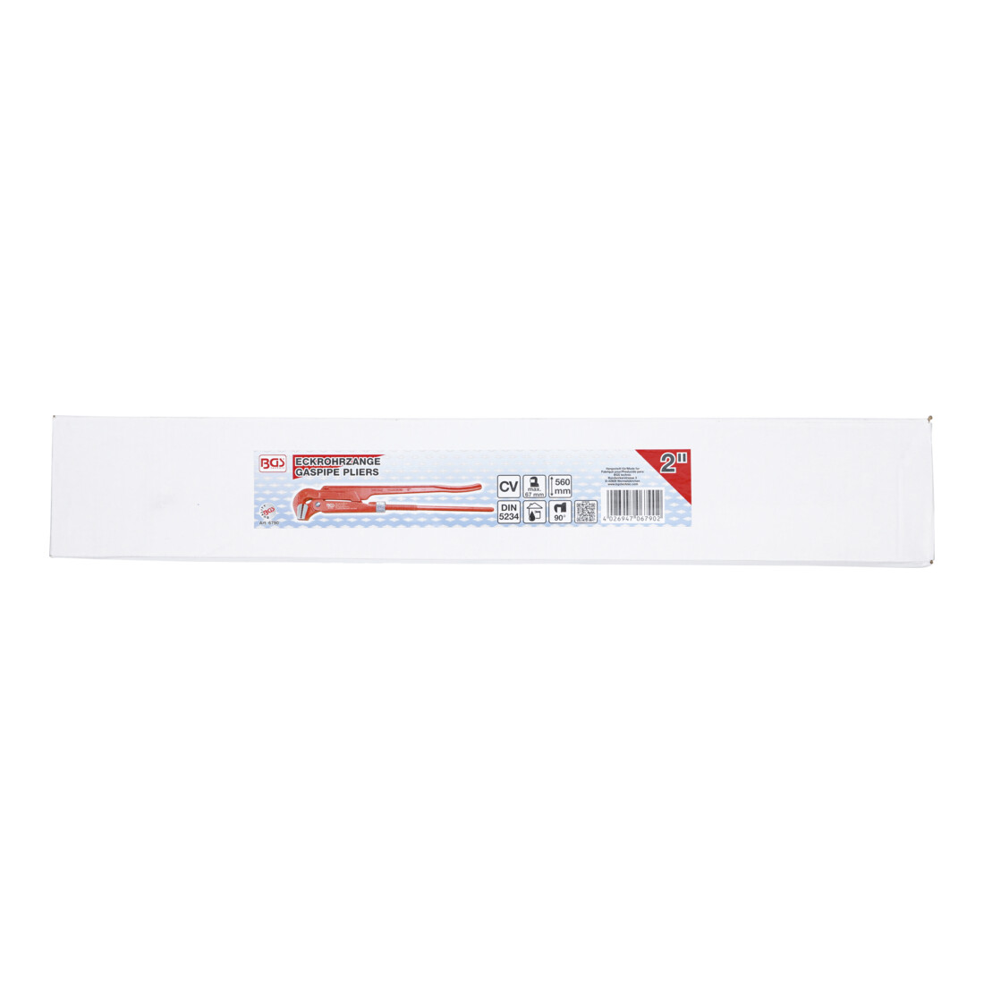 BGS Serre-tubes coudé 50 mm - 2" forme suédoise