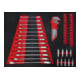 BGS Servante d’atelier, 6 tiroirs, 1 porte latérale, avec 158 outils-4