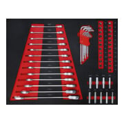 BGS Servante d’atelier, 6 tiroirs, 1 porte latérale, avec 158 outils-4