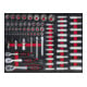 BGS Servante d’atelier, 7 tiroirs, 1 porte latérale, avec 250 outils-2