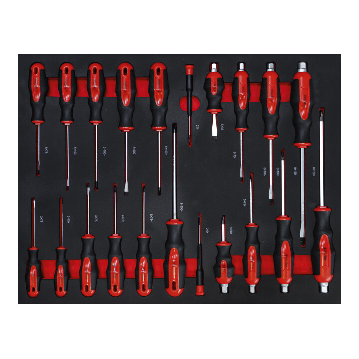 BGS Servante d’atelier, 7 tiroirs, 1 porte latérale, avec 250 outils