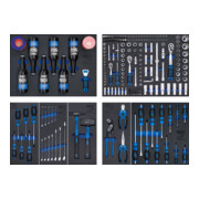 BGS Servante d’atelier, 7 tiroirs, avec 227 outils-4
