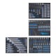 BGS Servante d’atelier, 8 tiroirs, avec 296 outils-4