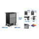 BGS Servante d'atelier, "Profil Junior" 4 tiroirs avec 151 outils-3