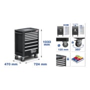 BGS Servante d'atelier Profil Standard avec 234 outils-3