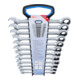 BGS Set chiavi a cricchetto e a occhiello, SW 8 - 19 mm, 12 pezzi-1