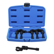BGS Set chiavi a pappagallo, attacco quadrato interno 10 mm (3/8"), con snodo, 6 pezzi
