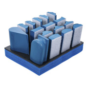 BGS Set de blocs abrasifs à scratch, 16 pièces-4