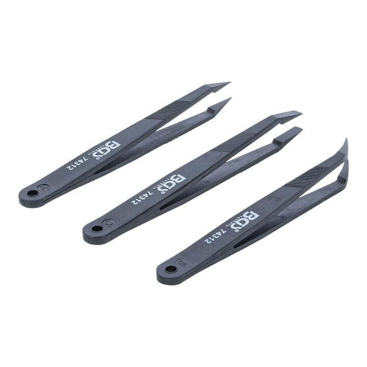 BGS Set de pinces en plastique, 3 pièces